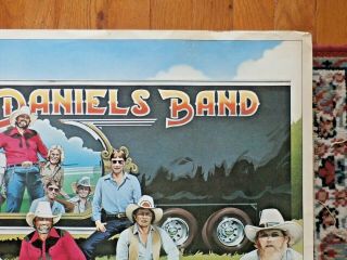 OFFICIAL BEER OF THE CHARLIE DANIELS BAND BUSCH BEER POSTER - 23½ 