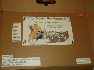 Roy Rogers - Roy Rogers Jr.  Double R Bar Ranch Western Town Set