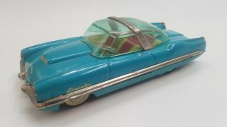 Tin Toy Yonezawa Tin Friction 1954 Lincoln Xl - 500 Sun Deck