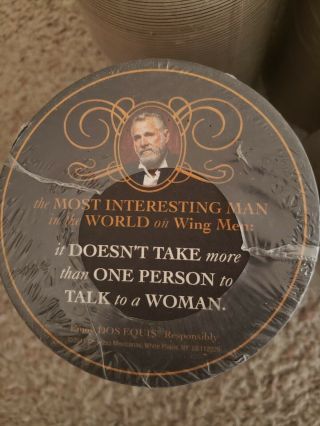 100 Dos Equis Xx " The Most Interesting Man In The World " Beer Bar Coasters