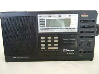 Emerson / Sangean Ats - 803a Am/fm Shortwave Radio Vtg