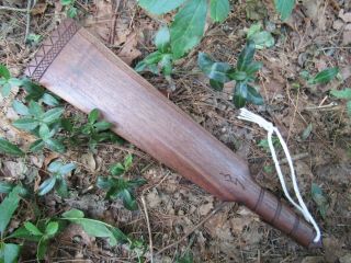 Native American Indian War Club Weapon Southeastern Cherokee Hardwood Walnut