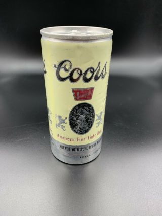 Vintage Coors Banquet Light Beer Can Aluminum 12 Oz Filled/not Empty 1970 
