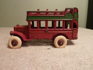 Kenton Cast Iron Double Decker Bus 6 1/2 " 1920 