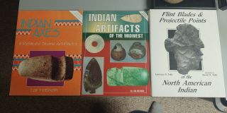 3 Native American Artifact Books