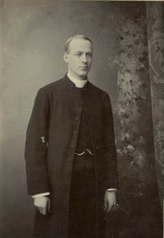 Priest,  Vintage Religious Photo By Day & Electric Light Studios,  Highbury,  N.