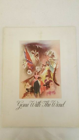Vintage Gone With The Wind Movie Playbill Program