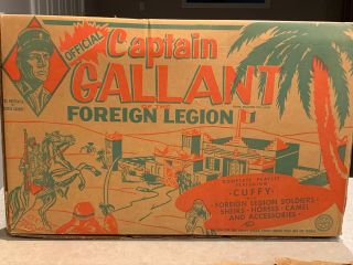 Marx Captain Gallant Play Set Box 4730