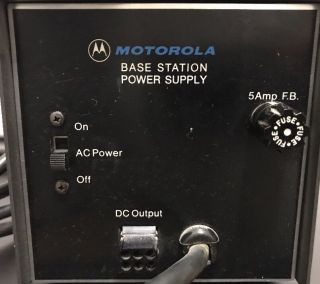 Motorola 14.  1V DC Power Supply Model HPN 1005A Base Station HAM VTG 2