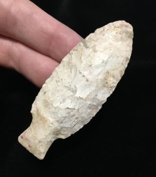 Very Large And Fine Table Rock Point Found In Rock Island County,  Illinois