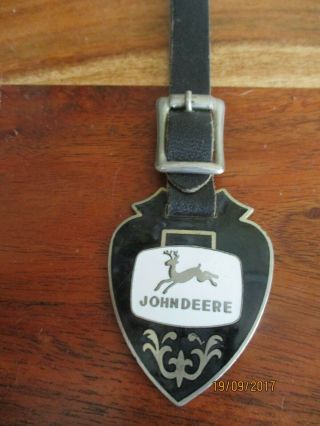 Vintage John Deere Metal Watch Fob