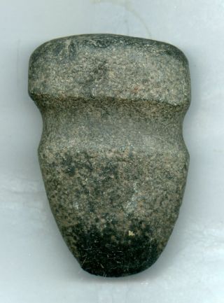 Indian Artifacts - Fine Full Groove Hardstone Axe