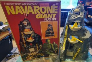 Marx - World War 2 Battle Of Navarone Giant Play Set - Marx Toys 1970s