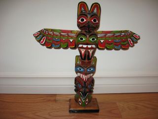 Raymond Or Ray Williams Native American Indian Nwc Totem Pole Thunderbird Nootka