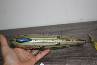 Antique Germany TIPPCO GRAF ZEPPELIN Wind Up Tin Litho Toy 3