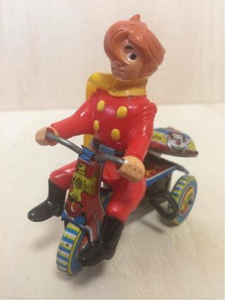 Cyborg 009 Tricycle Tin Toy Vintage Rare Collectible From Japan