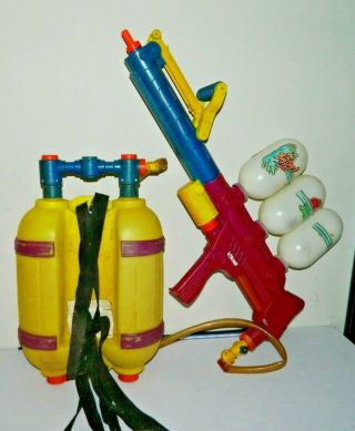 Vintage 1992 Larami Soaker 300 The Big One Water Squirt Gun