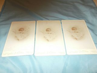 Post Mortem Baby Boy 1894 Cabinet Card Set Of 3 With Obituary