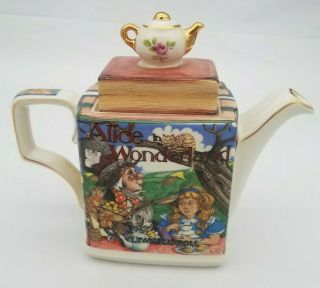 Vintage Sadler Alice In Wonderland Teapot Children 