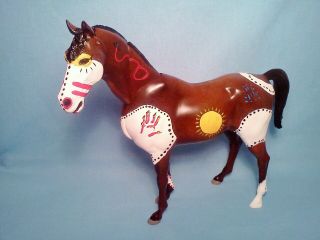 1/6 Custom Paint Marx - Johnny West - Botw Horse " Swanii "