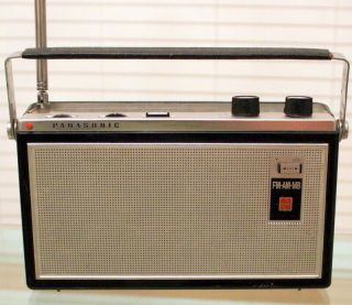 Vintage Panasonic Rf - 1006m 3 - Band Transistor Radio Am/fm/sw