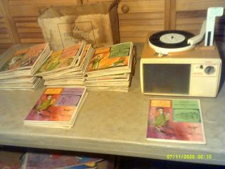 Vintage 1966 General Electric Show N Tell Phono Viewer With 66 Bible Programs