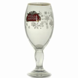 Stella Artois Christmas Chalice Pint Glass (rare Item)