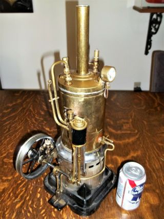 Marklin Large Vintage Vertical Steam Engine Model Nr.  4122