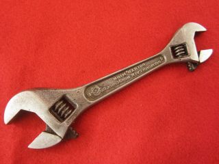 Vintage Diamond Calk Horseshooe Co.  4 " - 6 " Double End Adjustable Wrench