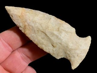 Outstanding Hopewell Point Arrowhead Madison Co. ,  Il.  Authentic Artifact M919