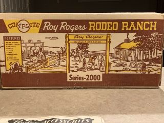 Marx Roy Rogers Rodeo Ranch Play Set Series 2000 Box 3996