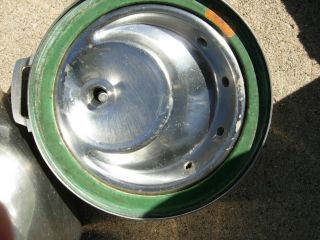 Vintage Surge Milker Stainless Steel Bucket w/5 Teat Cups Gasket & Pulsator 3