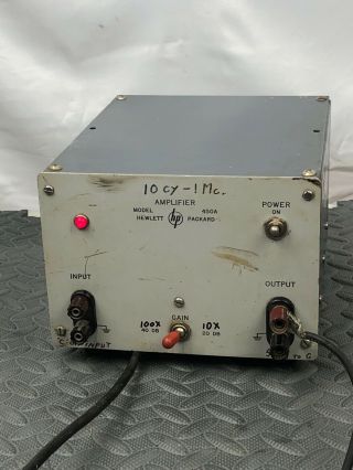 Vintage Hp - 450a Power Amplifier Great