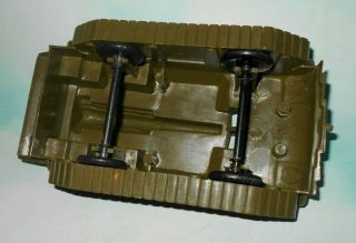 1950 Marx Army Training Center Play Set Plastic 60mm Mobile Gun Carriage Vehicle 3