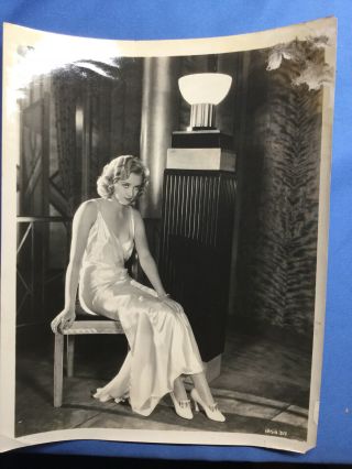 Press Photo Actress Marian Marsh Art Deco