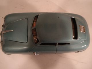 JNF Prototyp (Germany) Silver - Blue Porsche 356 Cpe Tinplate/WindUp/Electric 1:19 3