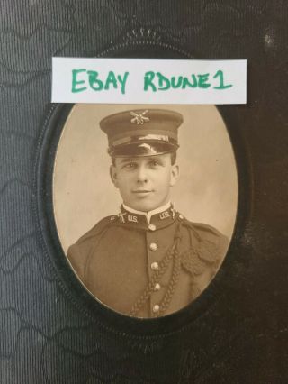 Pre - WWI,  Post Civil War Soldier Photo,  CDV,  Cabinet Card,  Indian Wars? Artillery 3