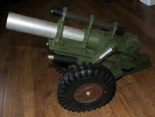 Vintage 1960’s Deluxe Reading Mighty Mo Howitzer Cannon Collectible Military Toy