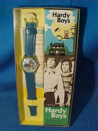 Mib 1977 Hardy Boys Tv Show Character Wristwatch