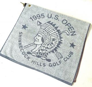 Vintage 1995 Us Open Shinnecock Hills Golf Club Terry Cloth Towel Souvenier Hang