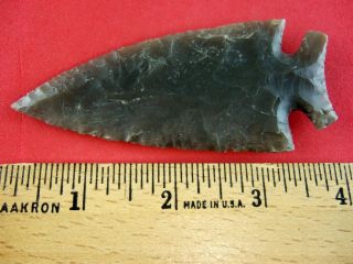 Indian Artifact 3 3/4 inch Kentucky Big Sandy Point Indian Arrowheads 2