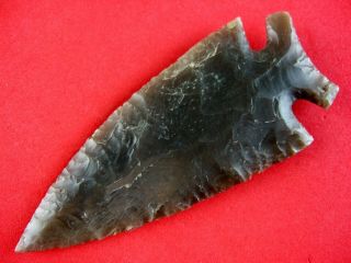 Indian Artifact 3 3/4 inch Kentucky Big Sandy Point Indian Arrowheads 3