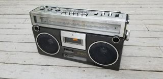 Vintage Toshiba Rt - 8150s Cassette Recorder Boom Box Ghetto Blaster