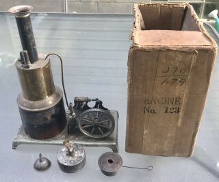Weeden 1931 Toy Steam Engine No.  123 W/ Box