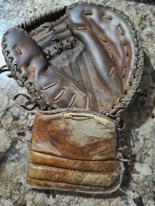 Vintage Left Handed Goalie Glove