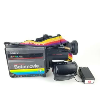 Sony Betamovie Video Camera Bmc - 220 Betamax Vintage Collectible Decor