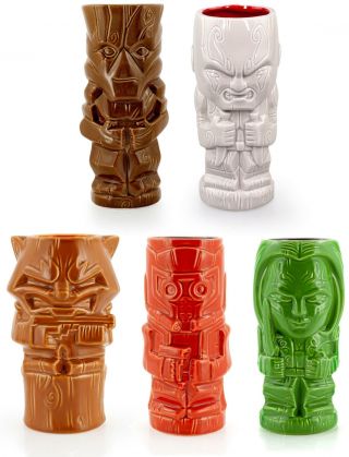 Marvel Guardians Of The Galaxy Series 1 Ceramic Geeki Tiki Mugs | Set Of 5