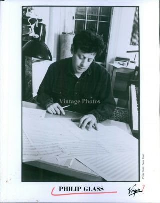 Photo Musician Philip Glass American Composer Pianist Minimal Music 8x10
