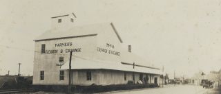 LARGE MOUNTED 1920S PHOTO,  FARMER ' S M - F - A ELEVATOR & EXCHANGE,  SULLIVAN,  MO. 2