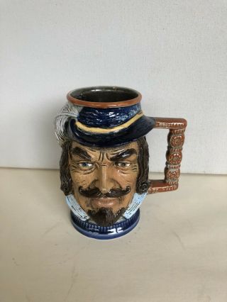 Rip Vietata Hand Painted Pirate Beer Stein Mug Made In Italy 6.  5 " Tall